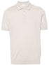 fine-ribbed polo shirt